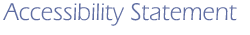 Accessibility Statement